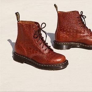 Free People x Dr.Martens lace up boots